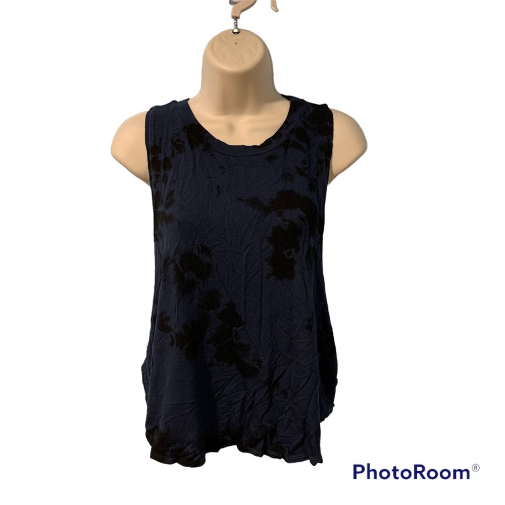 Jala Yoga Muscle Tank Blue Tie-Dye